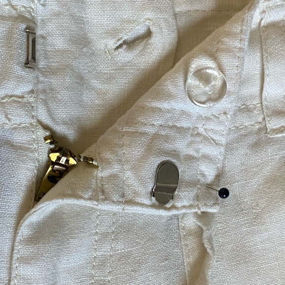 NWOT  Liz Wear by Liz Claiborne Womens Khaki linen drawstring shorts Size 8 - Picture 15 of 16